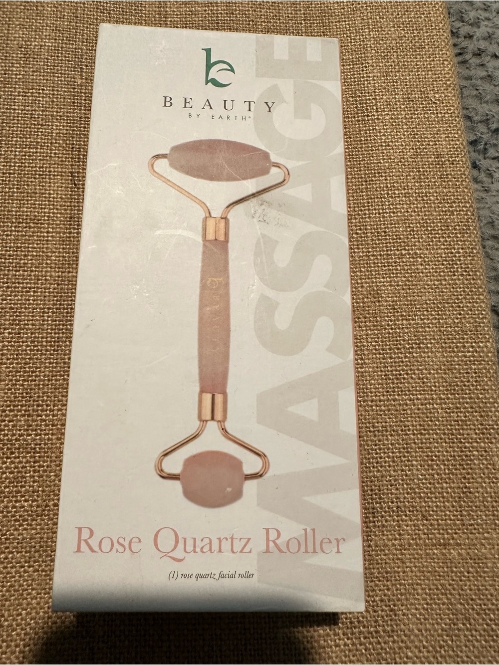 Beauty by Earth Rose Quartz Facial Roller - BNIB